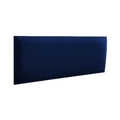 RAVIO Wandpaneele gepolstert | 3D Wandverkleidung mit Schaumstoff | Wandkissen als Kopfteil für Bett | Wanddekoration für Schlafzimmer, Kinderzimmer, Büro, Diele | (Navy Blau, 30x15 cm) von RAVIO