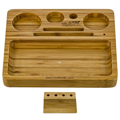 Bambus Drehunterlage RAW Rolling Bamboo Tray (22x20x2cm) von RAW