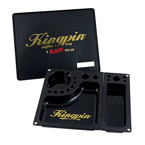 KinPin Mafioso Raw Rollbrett 20,5 x 25,5 x 3,5 cm mit Magnetdeckel von RAW