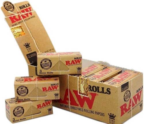 Raw King Size 3 Meter Rollen (12) von RAW