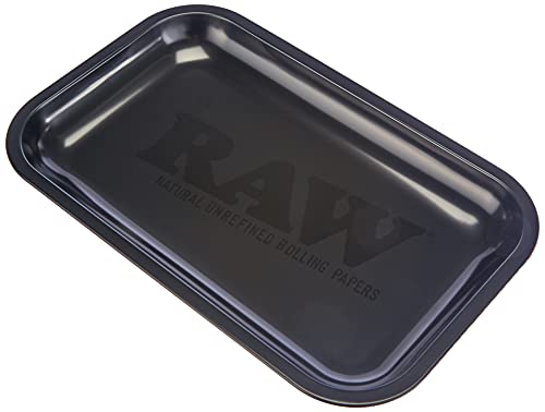 RAW 19399 Rolling Tray - Dreh Tablett, 18/10 Stahl, Black Set von RAW