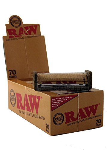 RAW Drehmaschine 70 mm aus Hanfplastik Regular Size Roller 12 Drehmaschinen (1 Display) von RAW