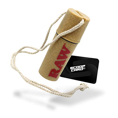 RAW Reserva Wearable Stash zylindrischer Behälter – raffinierter, wasserdichter und luftdichter Behälter mit Hanfschnur für einfachen Zugang RAW Reserva Wearable Stash zylindrischer Behälter – raffinierter, wasserdichter und luftdichter Behälter mit Hanfschnur für einfachen Zugang von RAW