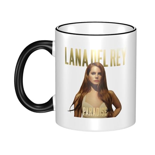 RAWESTA Unisex Singer Del Rey Keramikkaffeebecher 11 oz mit schwarzem Henkel. Adorabler Teebecher für Büro, Tee, zu Hause, Geschenk, Geburtstag und Mikrowellegeeignet. RAWESTA Unisex Singer Del Rey Keramikkaffeebecher 11 oz mit schwarzem Henkel. Adorabler Teebecher für Büro, Tee, zu Hause, Geschenk, Geburtstag und Mikrowellegeeignet. von RAWESTA