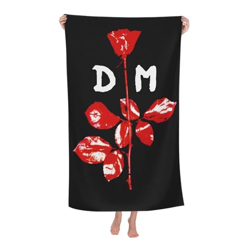 Unisex De&PE&Che Music band Strandtuch Superfeines Faser-Badetuch Hoch absorbierend weich leichtgewichtig für Reise Schwimmen Gym Camping für Erwachsene Strandessenziale Accessoires Urlaub Geschenk von RAWESTA