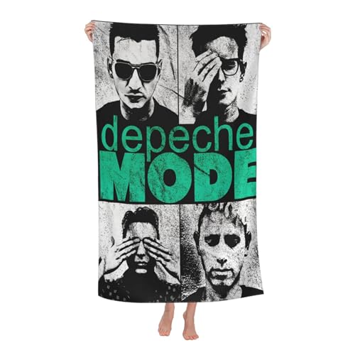 Unisex De&PE&Che Music band Strandtuch Superfeines Faser-Badetuch Hoch absorbierend weich leichtgewichtig für Reise Schwimmen Gym Camping für Erwachsene Strandessenziale Accessoires Urlaub Geschenk von RAWESTA