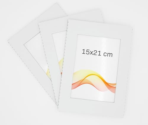 RAWWEST.BIS 3er-Set Rahmenloser 15x21 cm Bilderrahmen Bildhalter Cliprahmen Fotorahmen Kunstglas Plexi gut für Wohnzimmer, Esszimmer, Küche,Fotos Poster viele Größen Rechteckig mit Clips gut. von RAWWEST.BIS