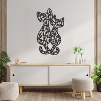 Wanddeko Katze Aus Holz, Wohnzimmer, Schlafzimmer Wandkunst, Wohndeko, Tiere, Zum Aufhängen An Der Wand Wanddeko Katze Aus Holz, Wohnzimmer, Schlafzimmer Wandkunst, Wohndeko, Tiere, Zum Aufhängen An Der Wand von RAWWoodBE