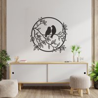 Wanddekoration Aus Holz Love Birds, Wohnzimmer, Schlafzimmer Wandkunst, Wohndekor, Tiere, Zum Aufhängen An Der Wand Wanddekoration Aus Holz Love Birds, Wohnzimmer, Schlafzimmer Wandkunst, Wohndekor, Tiere, Zum Aufhängen An Der Wand von RAWWoodBE