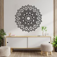 Wanddekoration Aus Holz Mandala Sonnenblume, Wohnzimmer, Schlafzimmer Wandkunst, Wohndekor, Zum Aufhängen An Der Wand Wanddekoration Aus Holz Mandala Sonnenblume, Wohnzimmer, Schlafzimmer Wandkunst, Wohndekor, Zum Aufhängen An Der Wand von RAWWoodBE