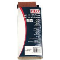 Raxx - Schleifband 65x410mm K120 1 Pkg.=3 Stk. von RAXX