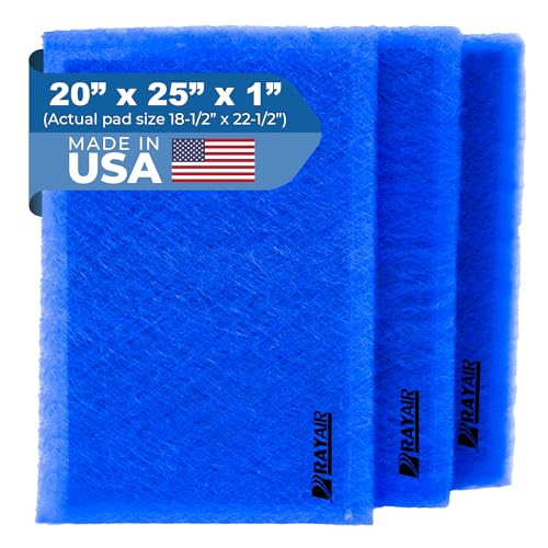 20x25 PremierOne PureFlo P6100 Replacement Filter Pads MS-2025 (3 Pack) von RAYAIR SUPPLY