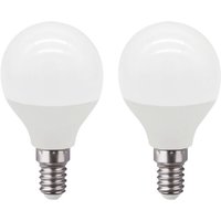 Raydan - 2er-Pack E14 6W-Äquivalent LED-Kugellampen, 40W, 470lm, 15000H Home von RAYDAN