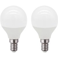Raydan - 2er-Pack E14 7,4W Äquivalent led Kugellampen, 60W, 806lm, 15000H Home von RAYDAN