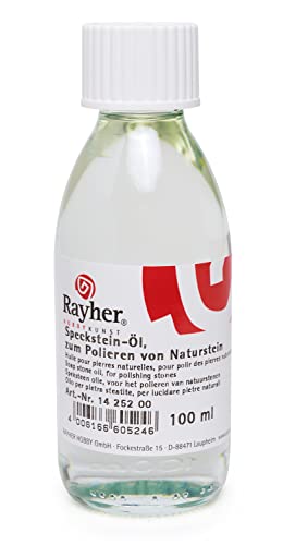 RAYHER 1425200 Speckstein-Öl, Flasche 100 ml von Rayher