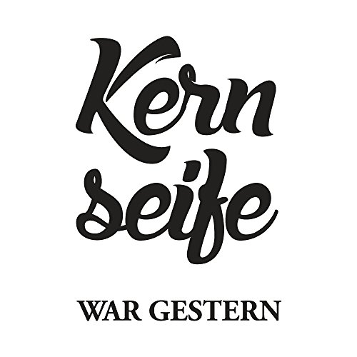 RAYHER 29068000 Stempel "Kernseife War Gestern", 3x4cm, Holz, Natur, Rot, 4 x 3 x 2.5 cm von Rayher