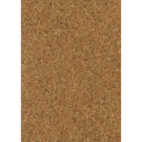 Rayher 63016000 Korkstoff, Granulat, Zuschnitt gerollt, 45 x 30 cm, Stärke 0,5 mm, vegane Lederalternative, zum Basteln, Nähen, Kleben, Schneiden, Stanzen, Bemalen, Beschriften von Rayher