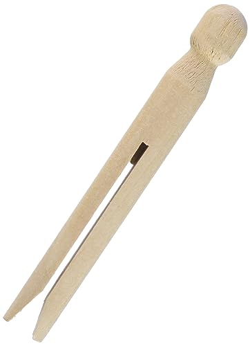 Rayher 6400500 Rundkopf-Wäscheklammern Holz, 11 cm lang, Beutel 50 Stück, Sturmklammern, Rundkopfklammern zum Stecken, Holz-Wäscheklammern, Braun Rayher 6400500 Rundkopf-Wäscheklammern Holz, 11 cm lang, Beutel 50 Stück, Sturmklammern, Rundkopfklammern zum Stecken, Holz-Wäscheklammern, Braun von Rayher