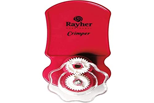 Rayher Quilling Crimper, Papiercrimper, Crimpmaschine, erzeugt feine oder grobe Wellen in Papierstreifen, für Quillingstreifen, 71989000 von Rayher