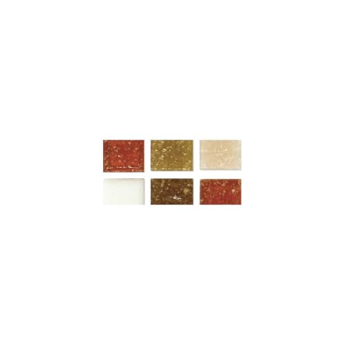 Rayher Hobby Rayher Artdecor Mosaik Mix 1x1cm, ca.1500Stück, Dose 1kg , Natur-Töne, 1453031 von Rayher