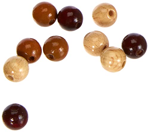 Rayher 1253200 Holz Perlen Mischung FSC 100 %, 10 mm ø, poliert, SB-Btl 52 Stück, braun Töne, lutsch- und speichelfest Rayher 1253200 Holz Perlen Mischung FSC 100 %, 10 mm ø, poliert, SB-Btl 52 Stück, braun Töne, lutsch- und speichelfest von Rayher