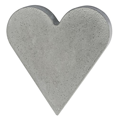 Rayher Gießform Herz, 18,5 x 20 cm, Tiefe 4 cm, Material PET, zum Ausgießen mit Kreativ-Beton, Schmuck-Beton, Raysin-Gießpulver, Betongießform, 36078000 von Rayher