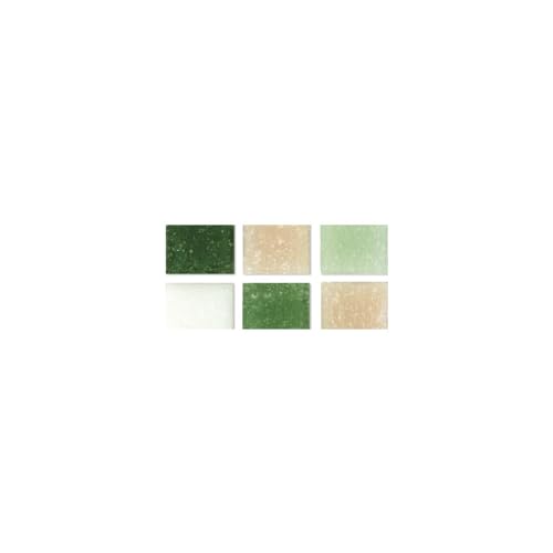 Rayher Hobby Rayher Artdecor Mosaik Mix 1x1cm, ca.1300Stück, Dose 1kg , Grün-Töne, 1453013 von Rayher