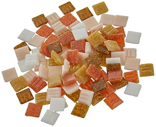 Rayher Hobby Rayher Artdecor Mosaik Mix 1x1cm, ca.1500Stück, Dose 1kg , Natur-Töne, 1453031 von Rayher