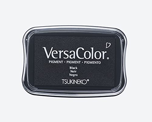 Rayher Hobby 29017576 Tsukineko Versa Color Pigment-Stempelkissen, schwarz, 9,6 x 6,3 x 1,8 cm, Tinte auf Wasserbasis Rayher Hobby 29017576 Tsukineko Versa Color Pigment-Stempelkissen, schwarz, 9,6 x 6,3 x 1,8 cm, Tinte auf Wasserbasis von Rayher