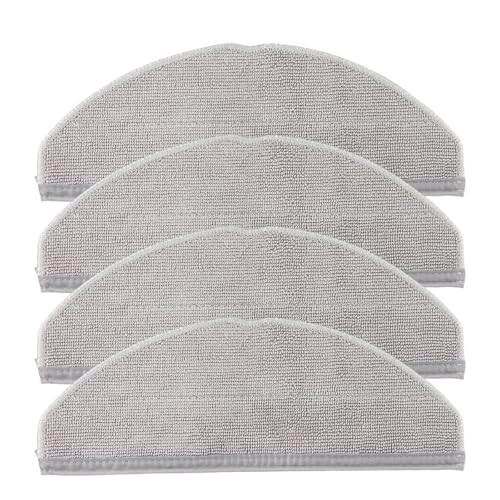 RAYPUR Ersatzset for Mikrofaser-Mopptücher, kompatibel mit Eufys G50 Hybrid und L60 Hybrid SES, graue Reinigungspads for Staubsauger(4pcs) von RAYPUR