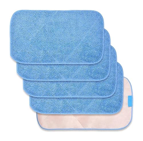 RAYPUR Mikrofasermopp, kompatibel mit MR.SIGA, beidseitig verwendbar, Nass- und Trockenwischen, 5er-Packung RAYPUR Mikrofasermopp, kompatibel mit MR.SIGA, beidseitig verwendbar, Nass- und Trockenwischen, 5er-Packung von RAYPUR
