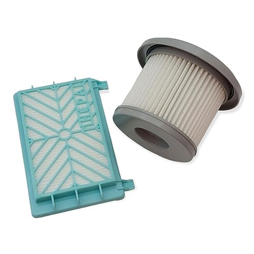 RAYPUR Staubsauger-Zylinderfilter und Auslass-Hepa-Filter-Set, kompatibel for Philips FC 8710 8712 8716 8720 8722 8724 von RAYPUR