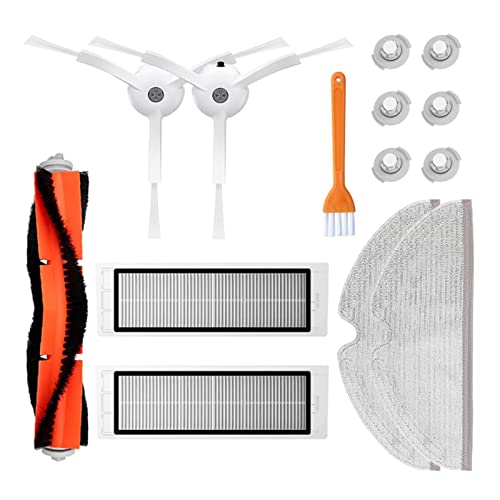 RAYPUR Staubsaugerzubehör, HEPA-Filter, Wischtuch. Seiten-/Hauptbürstenanschlüsse. Kompatibel for Roborock S5 S50 S51 S55 S6 S60 S6 Pure (Color : A-06) von RAYPUR
