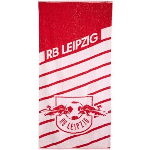 RB Leipzig Stripe Duschtuch (rot/Weiss) von RB Leipzig
