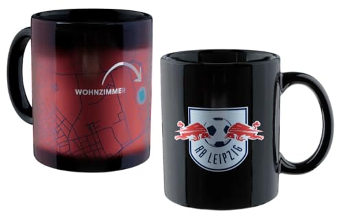 RB Leipzig Zaubertasse - Logo Map - Magic Mug | Tasse RBL von RB Leipzig