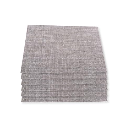 RB RENBERG Smooth - Set aus DREI Tischsets - Aus 70% PVC und 30% Polyester - Cremefarbene Tischdecken - Robust, einfach zu waschen und zu verstauen von RB RENBERG