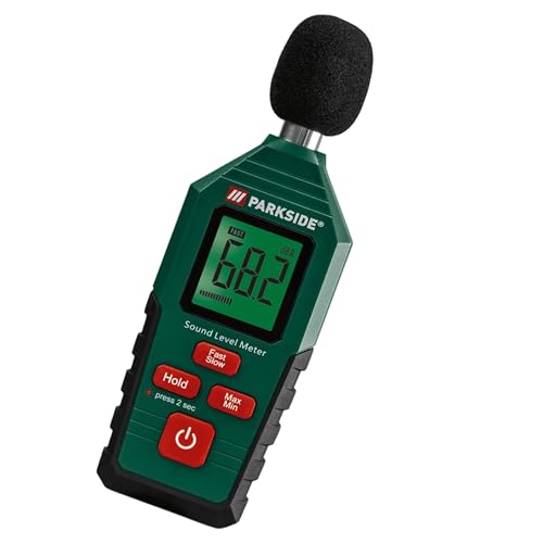 PARKSIDE Dezibel-Messgerät, Digital Sound Level Meter, 30-130 dB Messbereich, LCD-Display mit Hintergrundbeleuchtung PARKSIDE Dezibel-Messgerät, Digital Sound Level Meter, 30-130 dB Messbereich, LCD-Display mit Hintergrundbeleuchtung von RB&G