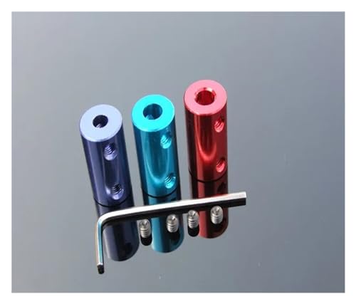 4 Stück 10 x 20 mm Aluminiumlegierungskupplung, Motorkupplung, Verlängerungsstecker, Adapter, Zubehör, 2/3/4/5 mm(2mm-2.3mm) von RBBCYQDV