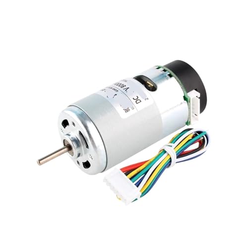 CHR-RS-555-ABHL hohe Geschwindigkeit und hohes Drehmoment 3900 U/min 8000 U/min 16000 U/min DC magnetischer Hall-Encoder-Motor 6,0 V 12,0 V 24,0 V(12V 8000RPM,Shaft 22mm) von RBBCYQDV