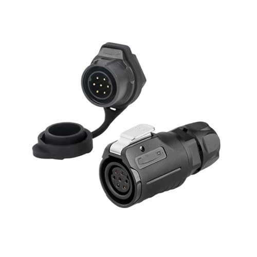 LP16 Luftfahrtstecker 7-poliger Industriestecker for Strom- und Signalverkabelung(Single hole reverse mounting) von RBBCYQDV