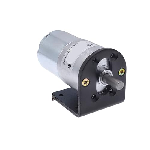 Montagehalterung + Getriebemotor GA37RG Elektrischer 12-V-Gleichstrommotor mit hohem Drehmoment und Motorhalterung(2.5rpm) von RBBCYQDV