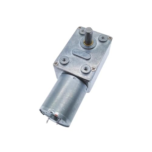 ZGY370 DC 6V 12V Getriebeuntersetzungsmotor Schneckengetriebe Reversibles Turbinengetriebe Untersetzungsgetriebe 2 U/min - 100 U/min 200 U/min 46/32(15RPM,6V) von RBBCYQDV