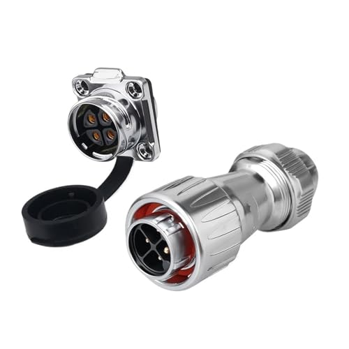 Zaun vier-loch kunststoff abdeckung DZ-20 stecker beleuchtung LED lampe 2 3-core 4-core 12-core industrielle ausrüstung luftfahrt stecker(4 core) von RBBCYQDV