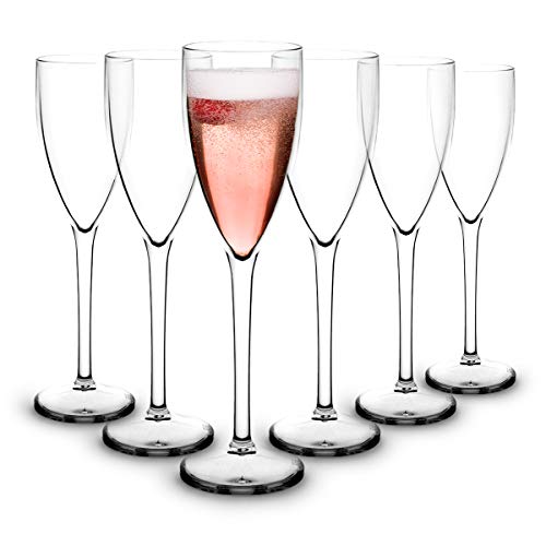 RB Sektglas Premium-Kunststoff Unzerbrechlich Wiederverwendbar 15cl, 6 Stück RB Sektglas Premium-Kunststoff Unzerbrechlich Wiederverwendbar 15cl, 6 Stück von RBDRINKS
