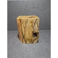 Groß, Holzstele, Holzblock, Holzklotz Holzstele , Stele , Holz , Holzdeko, Holzsäule, Gestockte Trauben-Kirsche, 20, 8 X 21, 3 cm von RBHolzunikate