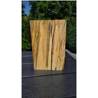 Klein, Holzklotz , Holz , Holzdeko , Holzklotz, Holzblock, Dekoration, Gestockt, Pappel, H 19, 3 cm von RBHolzunikate