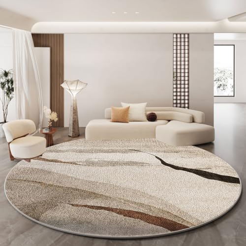 RBQIZVW Grau Weiß Teppich Wohnzimmer Rund 120 cm Waschbarer Teppich Schlafzimmer Kurzflor Runder Wohnzimmerteppich Weich Vintage rutschfest für Esszimmer Garten,Terrasse, Balkon Teppiche rund Outdoor RBQIZVW Grau Weiß Teppich Wohnzimmer Rund 120 cm Waschbarer Teppich Schlafzimmer Kurzflor Runder Wohnzimmerteppich Weich Vintage rutschfest für Esszimmer Garten,Terrasse, Balkon Teppiche rund Outdoor von RBQIZVW