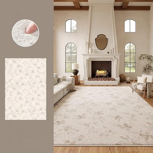 RBQIZVW Moderner Teppich Wohnzimmer,Teppich Schlafzimmer Weiches Flachgewebe für Innen,Flauschiger Kurzflorteppich Beige Teppiche rutschfest weich Teppiche Kinderzimmer 120x200 cm RBQIZVW Moderner Teppich Wohnzimmer,Teppich Schlafzimmer Weiches Flachgewebe für Innen,Flauschiger Kurzflorteppich Beige Teppiche rutschfest weich Teppiche Kinderzimmer 120x200 cm von RBQIZVW