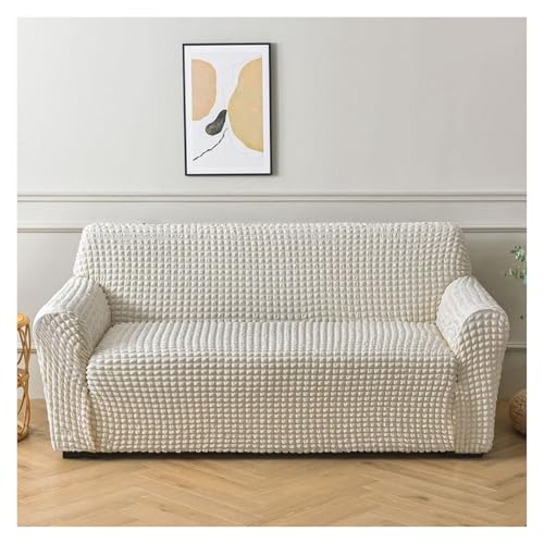 Flexibler Sofabezug, sehr flexible 3D Sofabezug Jacquard Sofa Slipcover für 1 2 3 4 Personen Stylische Sofatasche Abwaschbarer Möbelschutz für Wohnzimmer(White,1 Sitzer (90 Flexibler Sofabezug, sehr flexible 3D Sofabezug Jacquard Sofa Slipcover für 1 2 3 4 Personen Stylische Sofatasche Abwaschbarer Möbelschutz für Wohnzimmer(White,1 Sitzer (90 von RBSN