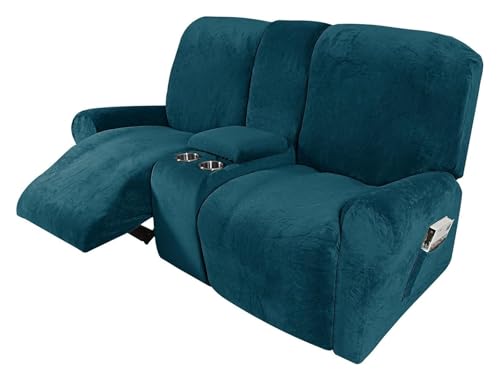 Stretch-Sofabezug, Sofabezüge for Liegesessel, Bezug for Liegesessel mit Getränkehalter, Stretch-Sofabezüge aus Samt for Liegesessel mit 2 Kissen, Schonbezüge for Liegesofas, Möbelbezüge, dick, weich, Stretch-Sofabezug, Sofabezüge for Liegesessel, Bezug for Liegesessel mit Getränkehalter, Stretch-Sofabezüge aus Samt for Liegesessel mit 2 Kissen, Schonbezüge for Liegesofas, Möbelbezüge, dick, weich, von RBSN